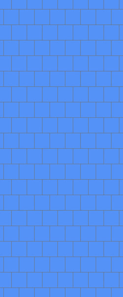 Blue Large Squares Acrylic Shower Wall Panel 2440mm x 1220mm (3mm Thick) - CladdTech