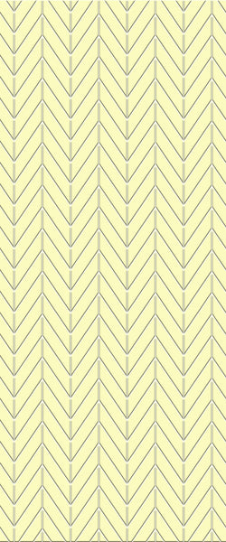 Yellow Chevron Tile Acrylic Shower Panel 2440mm x 1220mm ( 3mm Thick)