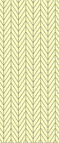 Yellow Chevron Tile Acrylic Shower Panel 2440mm x 1220mm ( 3mm Thick)