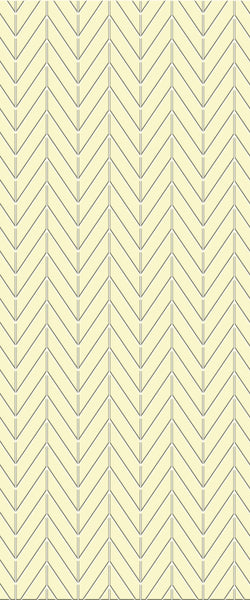 Yellow Chevron Tile Acrylic Shower Panel 2440mm x 1220mm ( 3mm Thick)