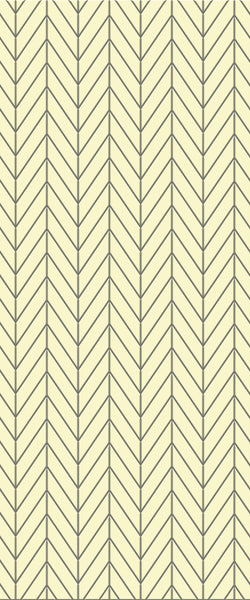 Yellow Chevron Tile Acrylic Shower Panel 2440mm x 1220mm ( 3mm Thick)