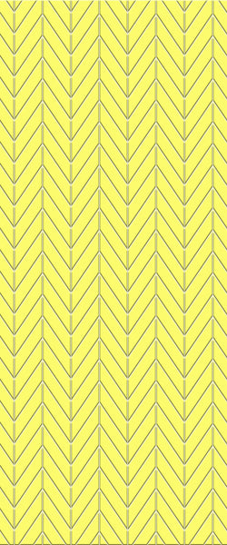 Yellow Chevron Tile Acrylic Shower Panel 2440mm x 1220mm ( 3mm Thick)