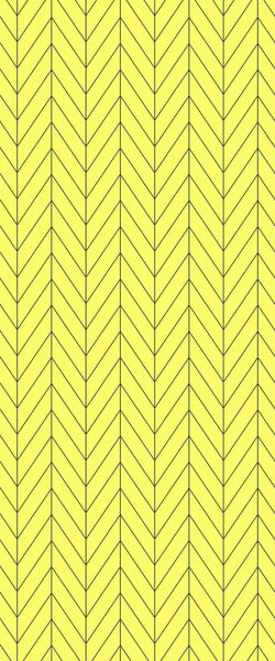 Yellow Chevron Tile Acrylic Shower Panel 2440mm x 1220mm ( 3mm Thick)