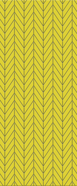 Yellow Chevron Tile Acrylic Shower Panel 2440mm x 1220mm ( 3mm Thick)