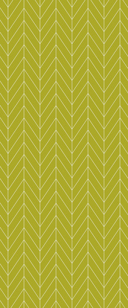 Yellow Chevron Tile Acrylic Shower Panel 2440mm x 1220mm ( 3mm Thick)