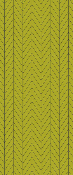 Yellow Chevron Tile Acrylic Shower Panel 2440mm x 1220mm ( 3mm Thick)