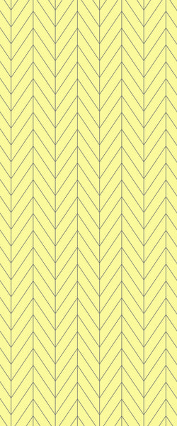 Yellow Chevron Tile Acrylic Shower Panel 2440mm x 1220mm ( 3mm Thick)