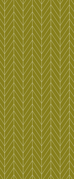 Yellow Chevron Tile Acrylic Shower Panel 2440mm x 1220mm ( 3mm Thick)