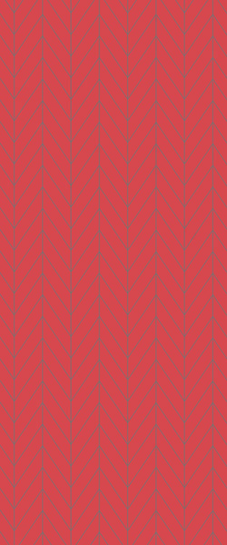 Red Chevron Tile Acrylic Shower Wall Panel 2440mm x 1220mm ( 3mm Thick) - CladdTech