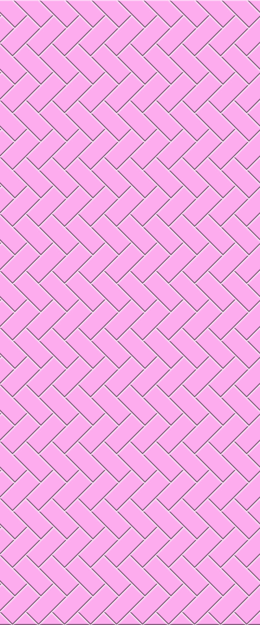 Pink Diagonal Herringbone Tile Acrylic Shower Panel 2440mm x 1220mm ( 3mm Thick) - CladdTech