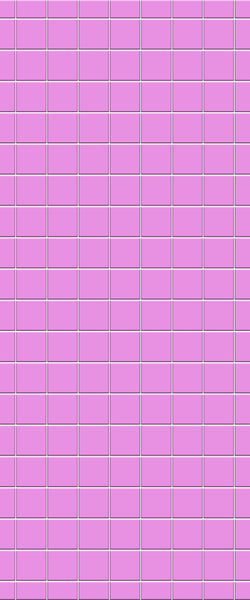 Pink Checkerboard Tile Acrylic Shower Wall Panel 2440mm x 1220mm ( 3mm Thick) - CladdTech