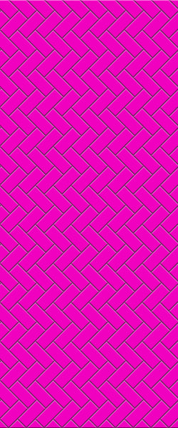 Pink Diagonal Herringbone Tile Acrylic Shower Panel 2440mm x 1220mm ( 3mm Thick) - CladdTech