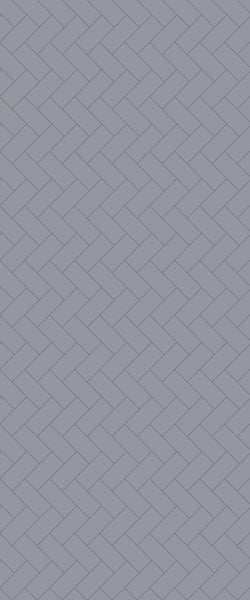 Grey Diagonal Herringbone Tile Acrylic Shower Wall Panel 2440mm x 1220mm (3mm Thick) - CladdTech