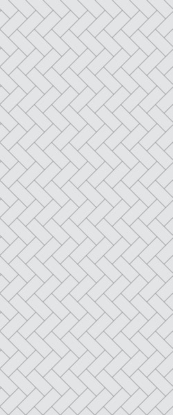 Grey Diagonal Herringbone Tile Acrylic Shower Wall Panel 2440mm x 1220mm (3mm Thick) - CladdTech