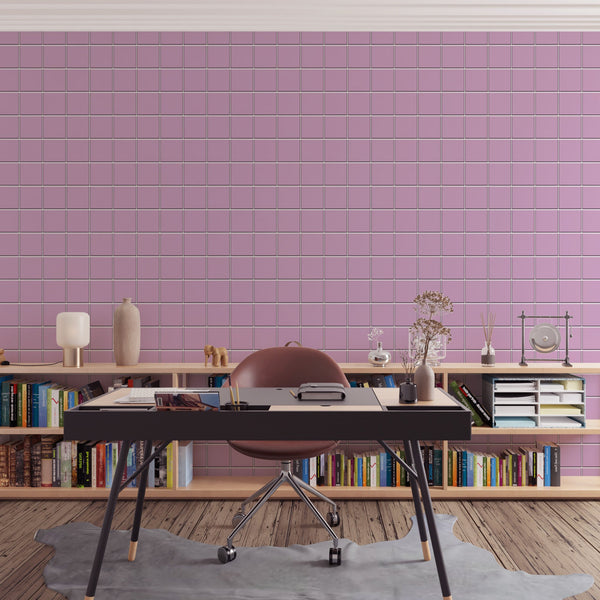 Pink Checkerboard Tile Acrylic Shower Wall Panel 2440mm x 1220mm ( 3mm Thick) - CladdTech